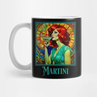 Art Nouveau Martini Mug